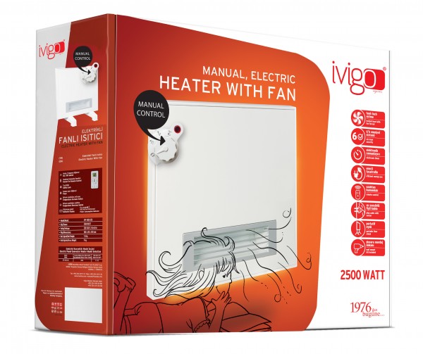 Ivigo Manual Electric Heater with Fan