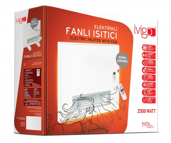 Ivigo Digital Electric Heater With Fan